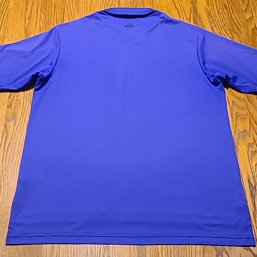 Adidas Athletic Polo / Golf Shirt Purple - Size Medium